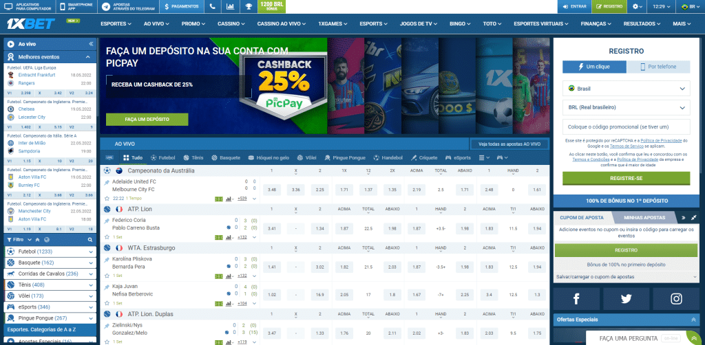 site 1xbet