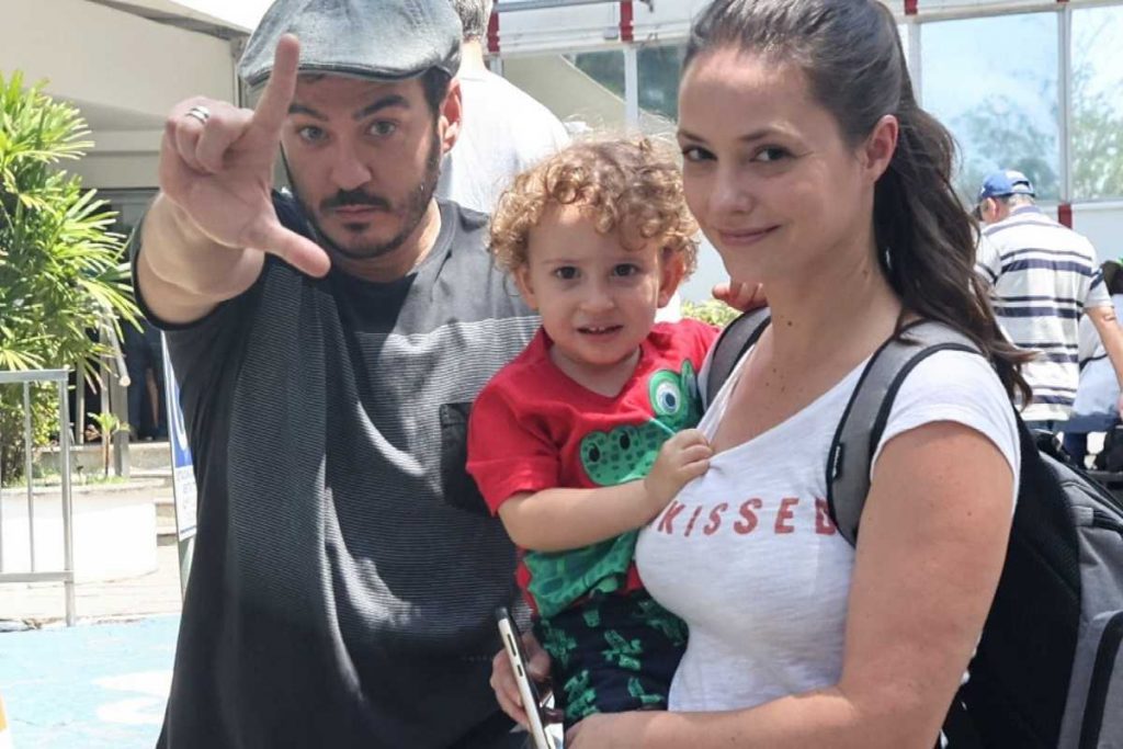 Marcos Veras e Rosanne Mulholland votando nas eleições de 2022
