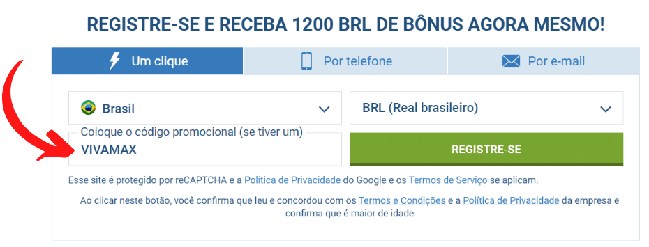 Como se registrar no site