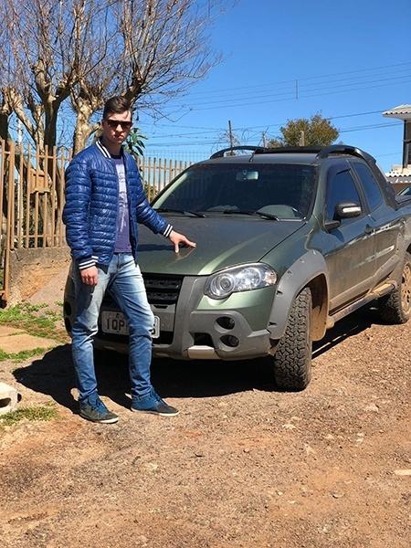 Fiat Strada de Matheus Tumelero Gomes - Arquivo pessoal - Arquivo pessoal
