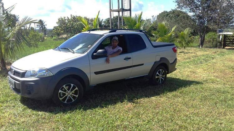 Fiat Strada de Tairone Gomes de Cristo - Arquivo pessoal - Arquivo pessoal