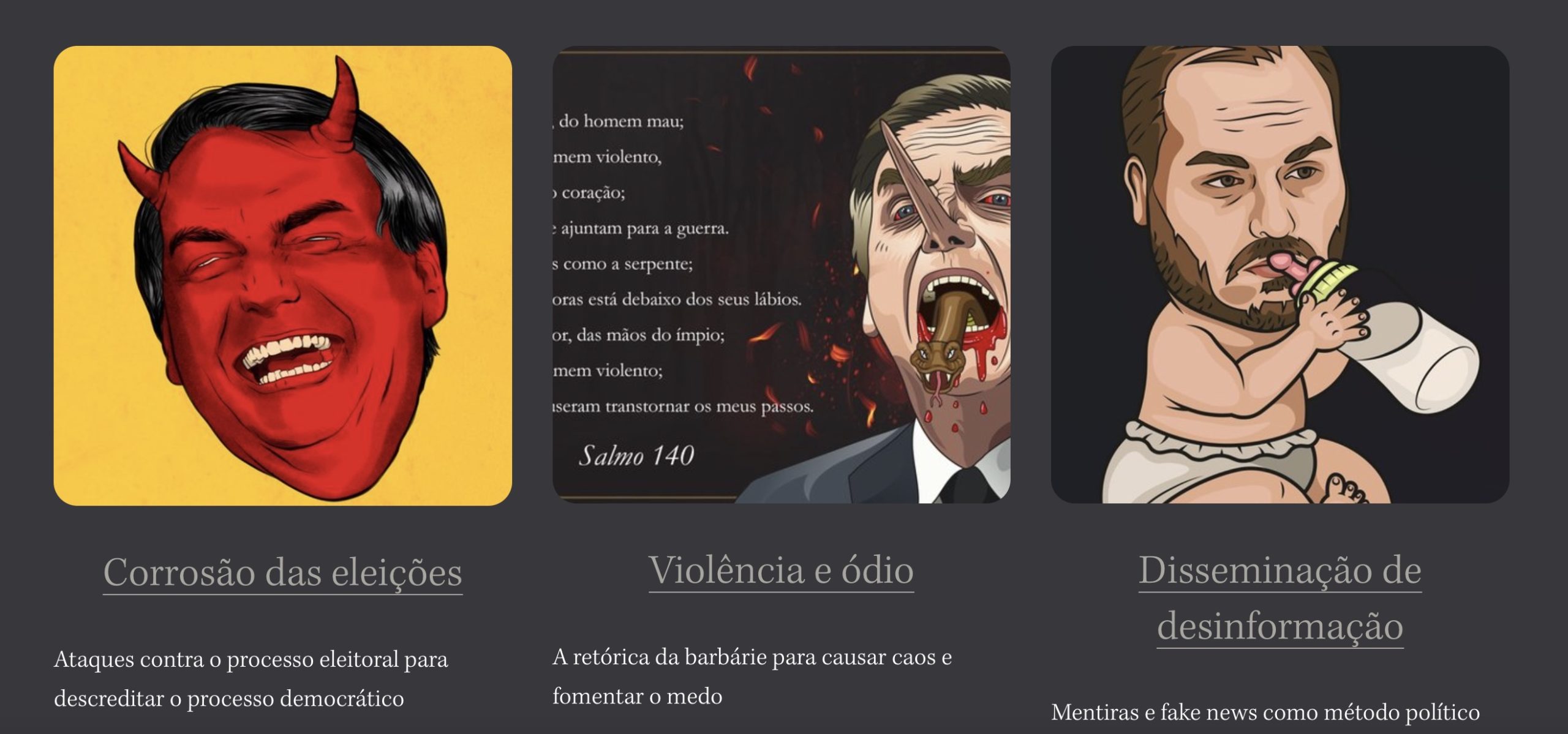 Site "Bolsonaro.com.br" exibe críticas ao presidente – Poder360