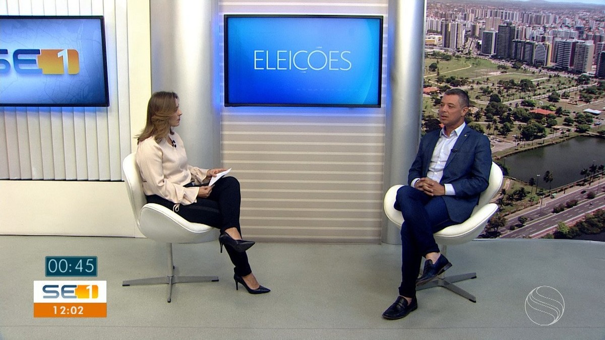 Fábio, candidato ao governo de Sergipe, é entrevistado na TV Sergipe – g1.globo.com