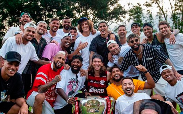 Filipe Luís vai a churrasco do título com uniforme do Flamengo – Coluna do Fla