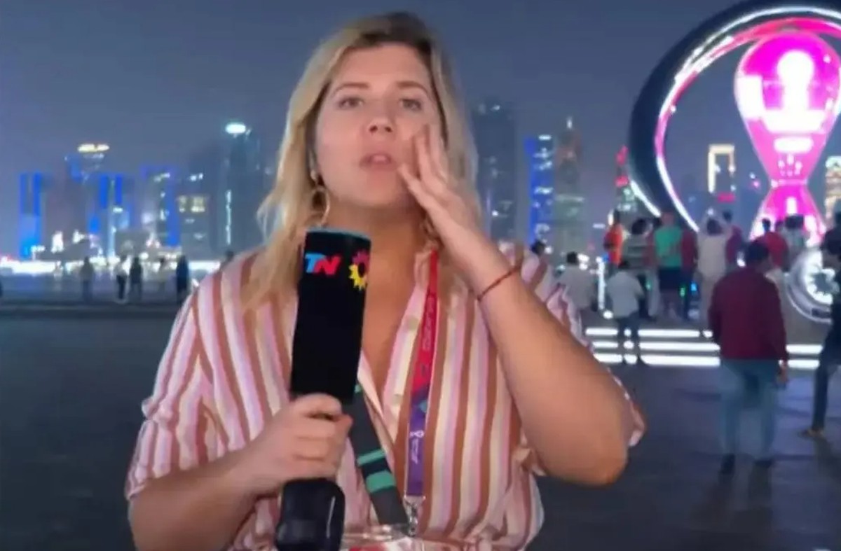 Copa 2022: repórter argentina é furtada durante entrada ao vivo – Globo.com