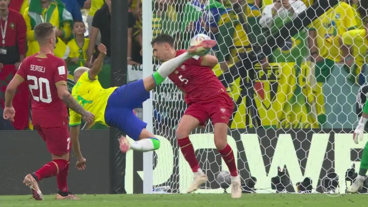 Os gols de Brasil 2 x 0 Sérvia, pelo grupo G da Copa do Mundo 2022 – Globo.com
