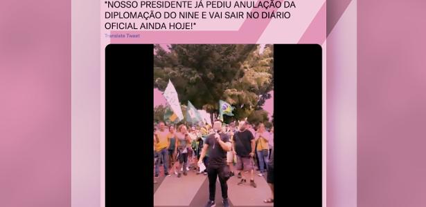 É mentira que Bolsonaro pediu que diplomação de Lula seja anulada – UOL Confere