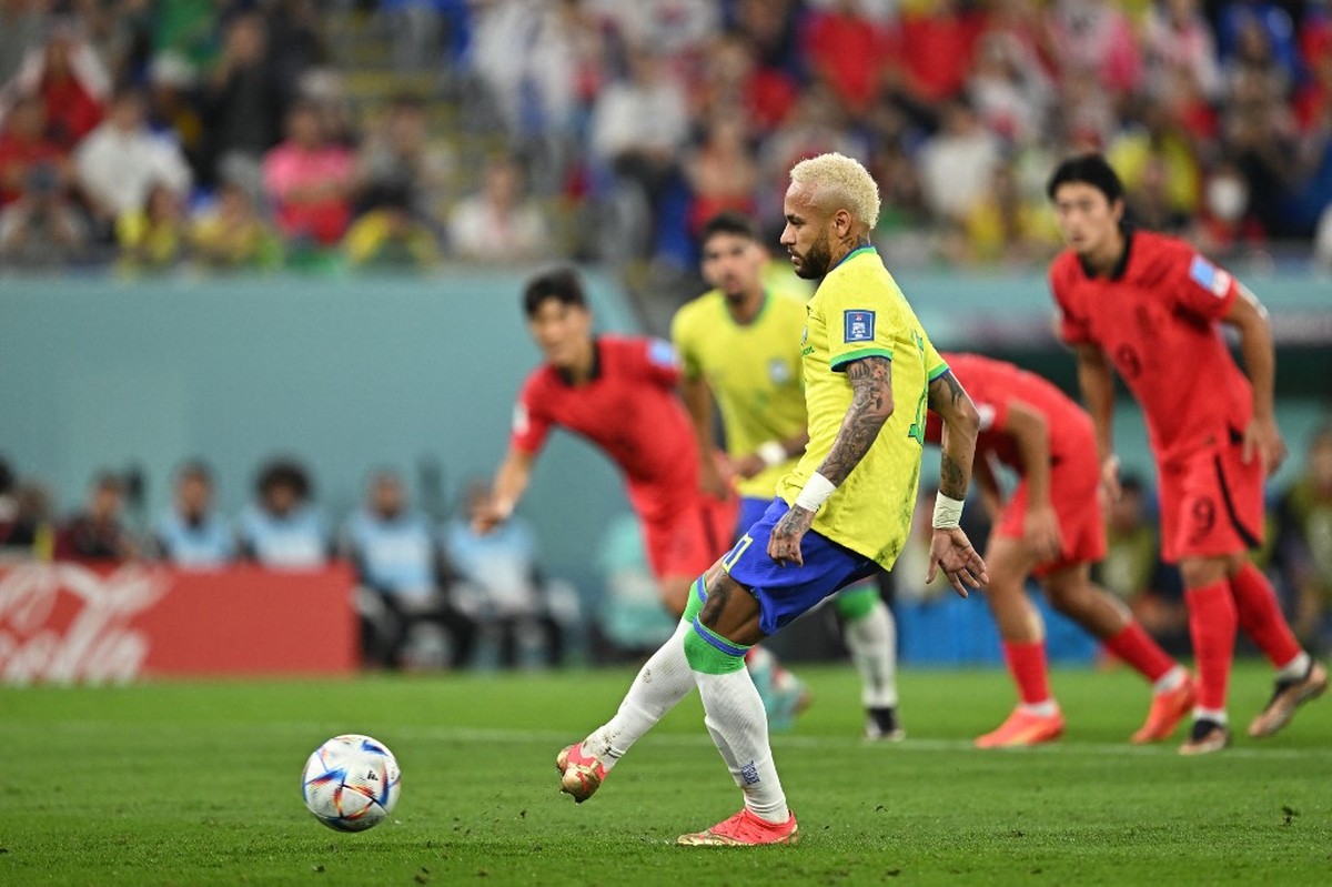 Em 2022, Neymar só fez gols de pênalti pela Seleção – Globo