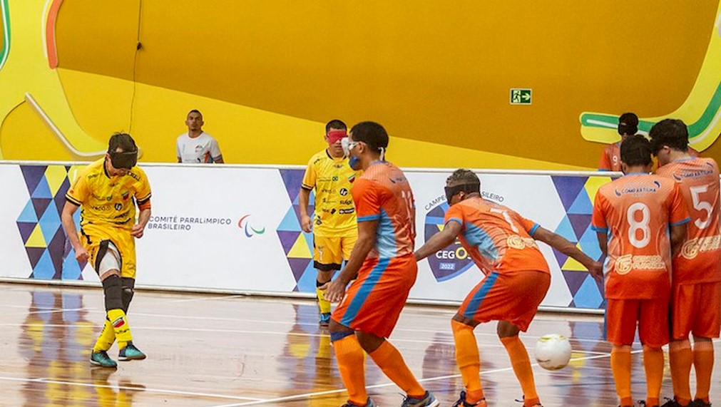 Campeonato Brasileiro de futebol de cegos registra gol de falta no … – Comitê Paralímpico Brasileiro