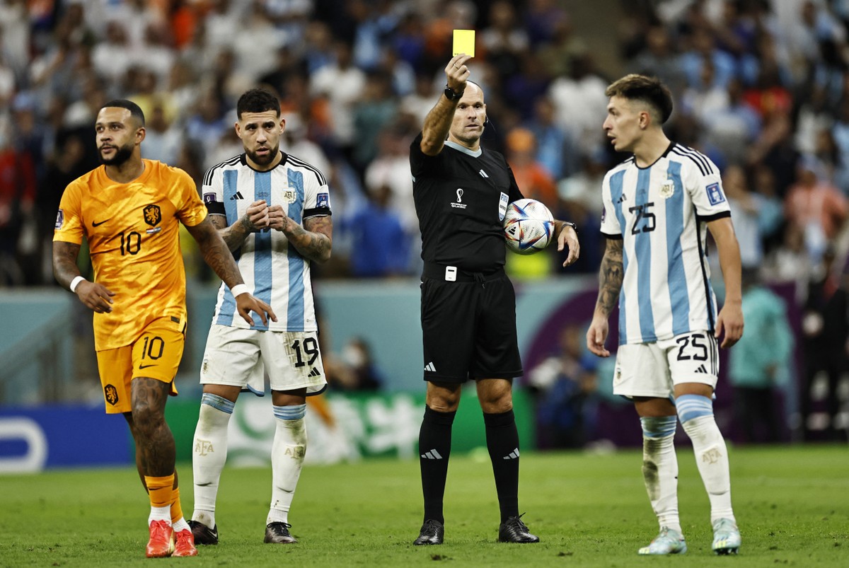 Holanda x Argentina bate recorde de cartões na história das Copas do Mundo; veja lista – Globo.com