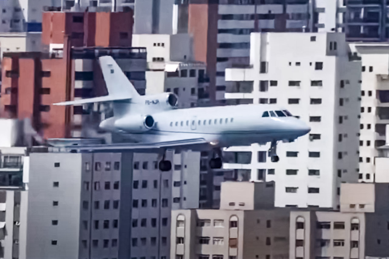 Gravação mostra as aeronaves de Neymar pousando em Congonhas na mesma tarde – AEROIN