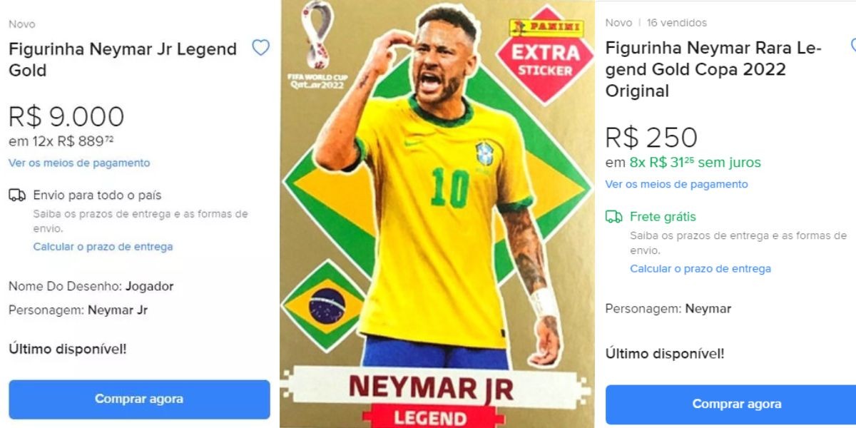 Figurinha rara de Neymar que chegou a valer R$ 9 mil é vendida 'quase de graça' após o fim da Copa – Globo.com