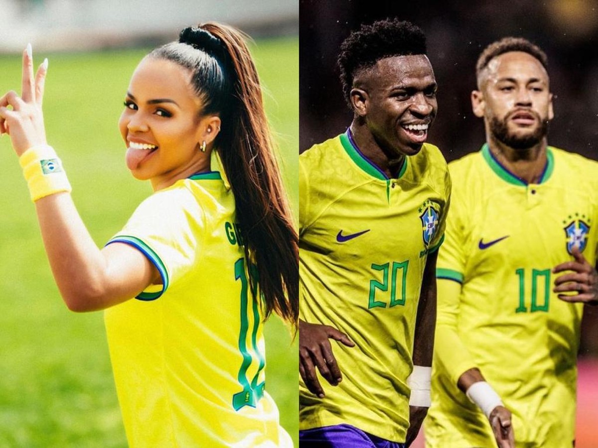 Gabily teve ajuda de Neymar e Vini Jr para escolher seu hit da Copa: “Unanimidade” – QUEM Acontece