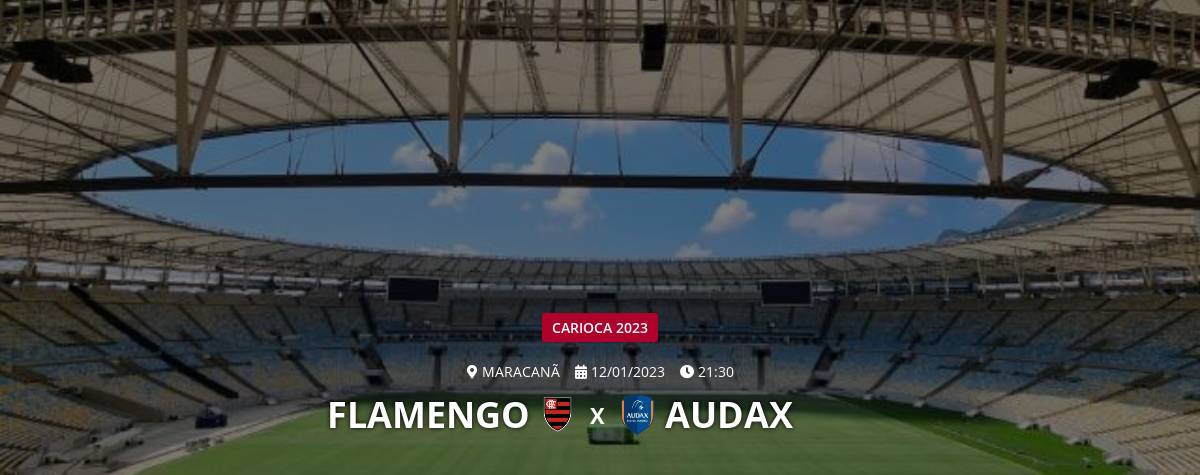 Ao vivo – Flamengo x Audax – Carioca 2023 – Acompanhe todos os lances – Band Jornalismo