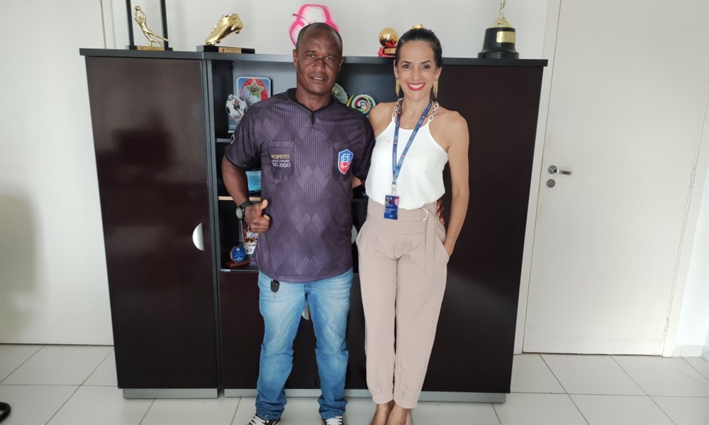 Em reunião na FBF, presidente da Liga de Camaçari trata sobre … – Destaque1