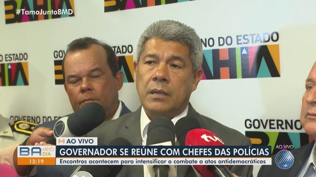 'Ainda hoje serão tomadas as decisões', diz governador sobre desocupação de acampamentos bolsonaristas em cidades baianas – Globo