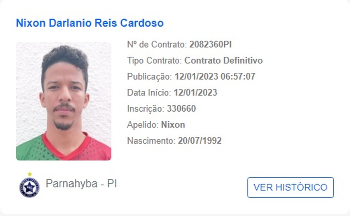 Revelação do Flamengo, Nixon é regularizado e pode estrear pelo Parnahyba neste domingo – Globo.com