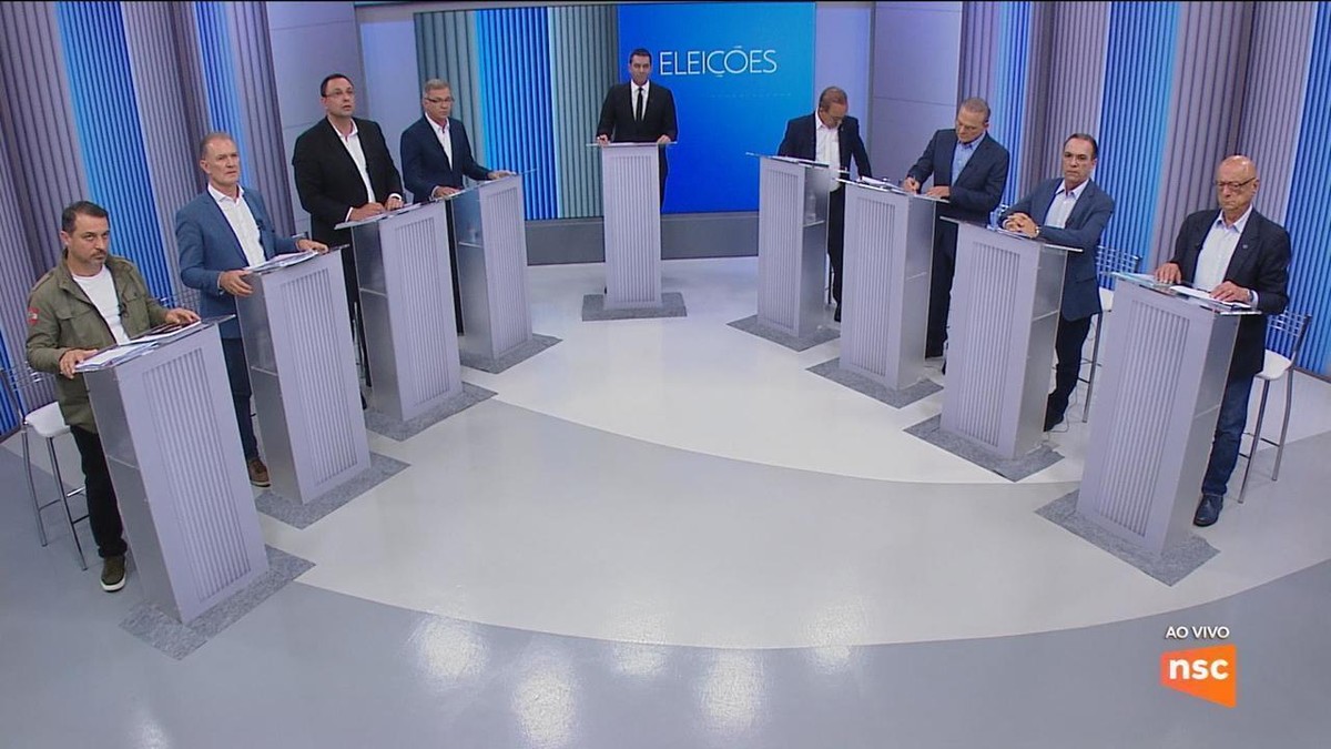 Candidatos ao governo de Santa Catarina participam de debate na NSC TV; reveja – g1.globo.com