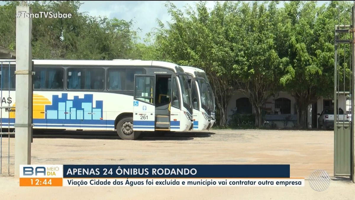 Moradores de Alagoinhas reclamam do transporte coletivo após contrato com empresa de ônibus ter sido encerrado – Globo.com