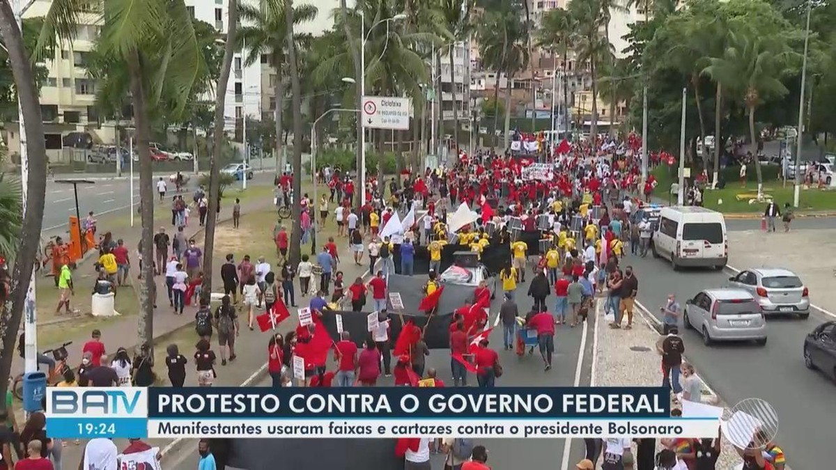 Manifestantes protestam contra Bolsonaro e a favor da vacina em cidades da Bahia – Globo.com